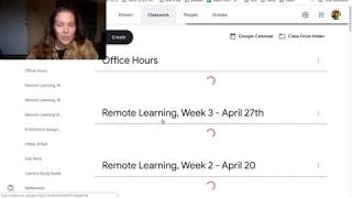 Week 3 of Remote Learning - Overview