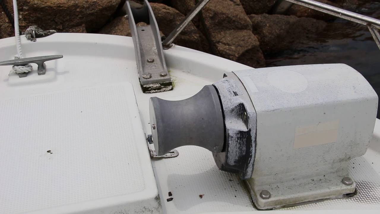 電動アンカーウィンチ動作確認 Youtube