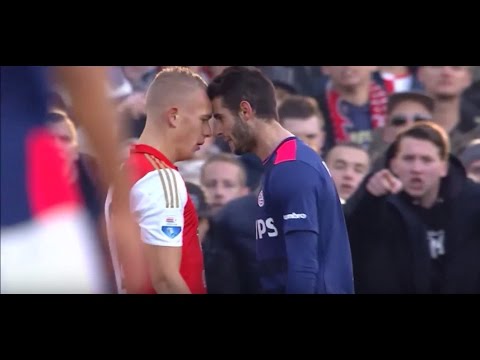 Gaston Pereiro vs. Karsdorp | FIGHT | Feyenoord - PSV