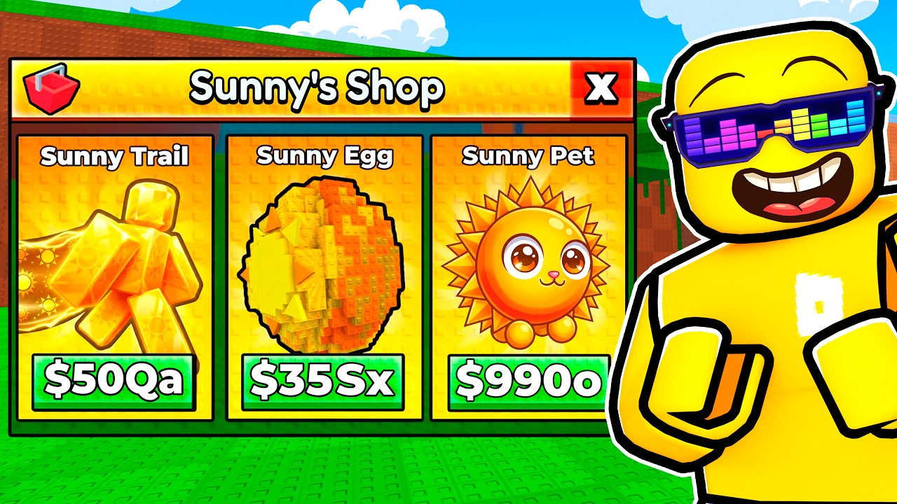 Custom SUNNY SHOP in Steal an Egg