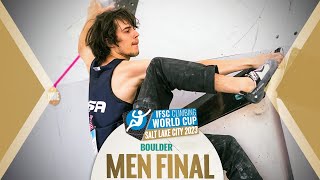 🔥IFSC Men's Final World Cup Salt Lake City 2023