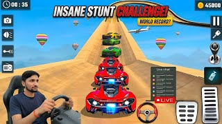 Crazy Car Stunt Car Race || High Speed Car Challenge Game - Android Gameplay screenshot 1