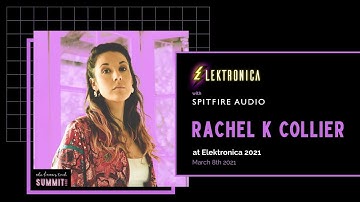 Rachel K Collier Elektronica Live Performance at She Knows Tech Summit 2021