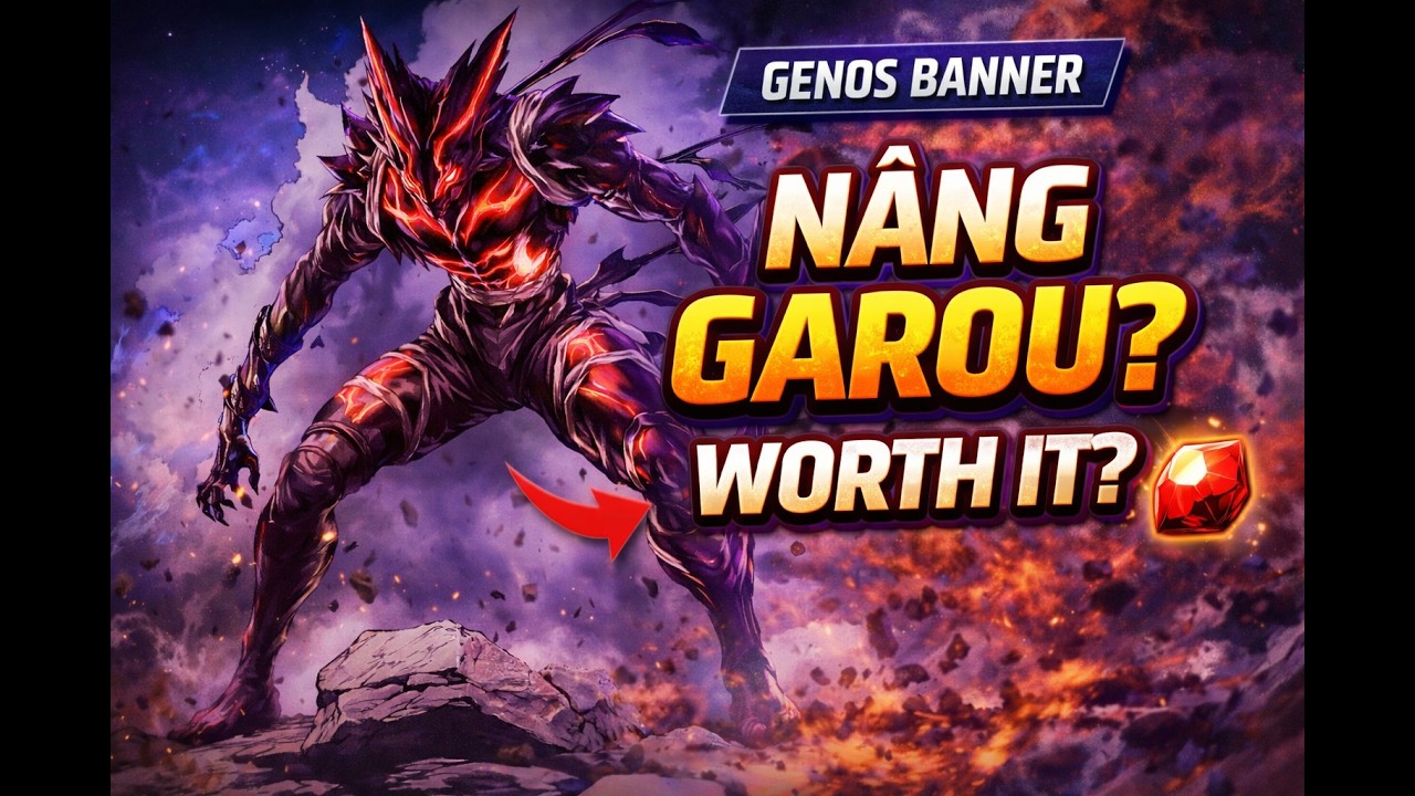 One Punch Man The Strongest: Quay comeback lấy đá đỏ cho Garou UR+? Sai ...