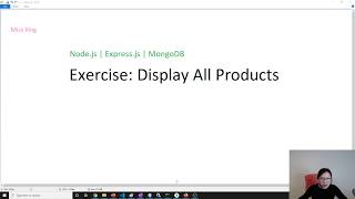 Node.js | Express.js | MongoDB - Exercise: Display All Products