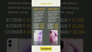 Vivo V70FE Vs V60E.  #vivo #vivov70fe