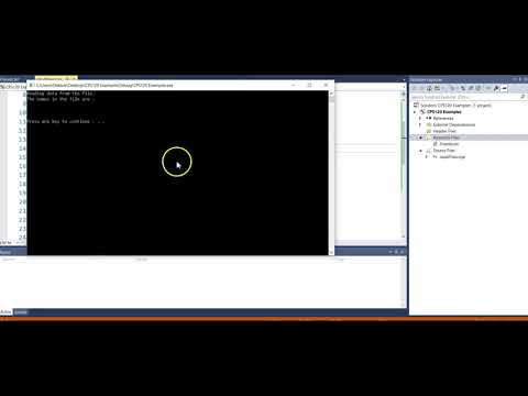Input Files including Error Checking