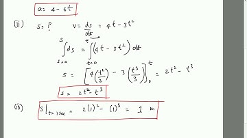 12.2 Rectilinear kinematics: Continuous Motion (Fall 2018)