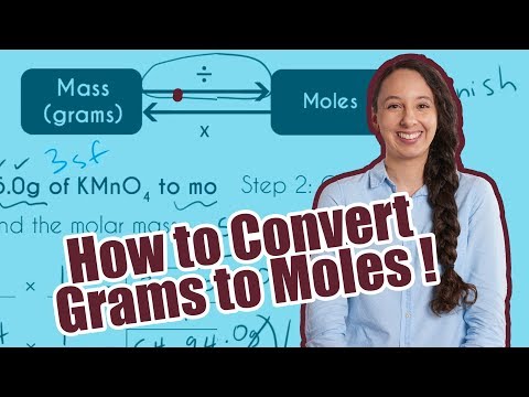 How to Convert from Grams to Moles!