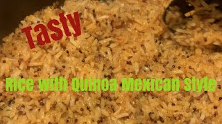 How to make delicious Quinoa! Mexican Rice style rice and quinoa