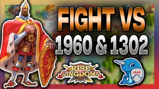 FIGHT #1607 #1307 #1959 VS #1960 #1302 KVK #C11459 - LIVE RISE OF KINGDOMS