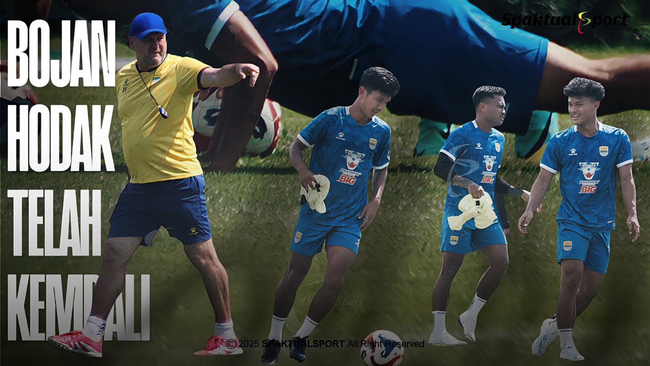 FULL VIDIO LATIHAN PERSIB BANDUNG | BOJAN HODAK LANGSUNG PIMPIN LATIHAN
