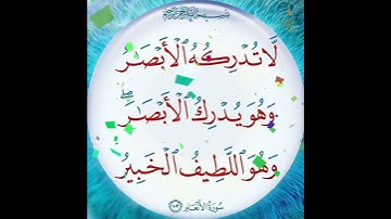 سورة الأنعام الآية ( 103 )
