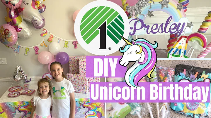 DIY DOLLAR TREE BIRTHDAY | UNICORN BIRTHDAY ON A BUDGET | DIY CANDY CAKE |