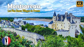 🇫🇷 MONTSOREAU 🏡 The Most Beautiful Village Of France, Loire Valley, Amazing Walking Tour [4K/60fps]