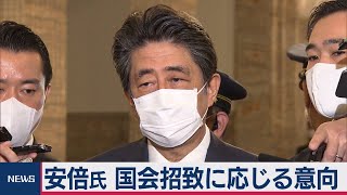 安倍前総理 国会招致応じる構え（2020年12月18日）