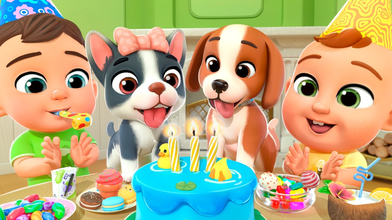 Happy Birthday Bingo the Puppy! + More Nursery Rhymes by Lalafun