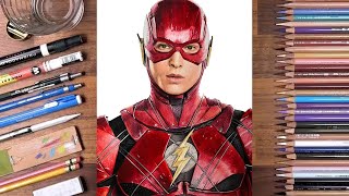 Drawing The Flash - Justice League- DC - Time-lapse | Draw CC