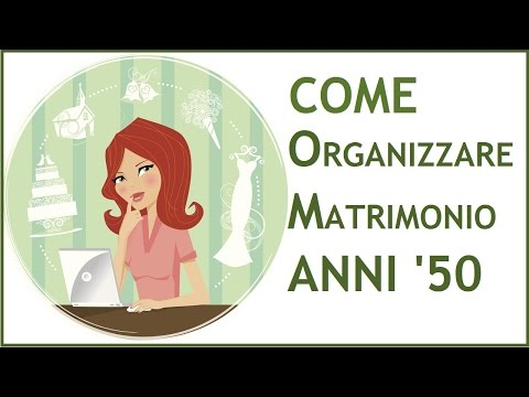 Matrimonio anni 50