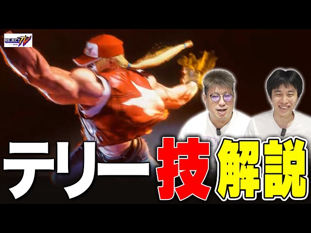 種類が多くて混乱しがち？テリーの技を解説します！ ＠REJECT HUB