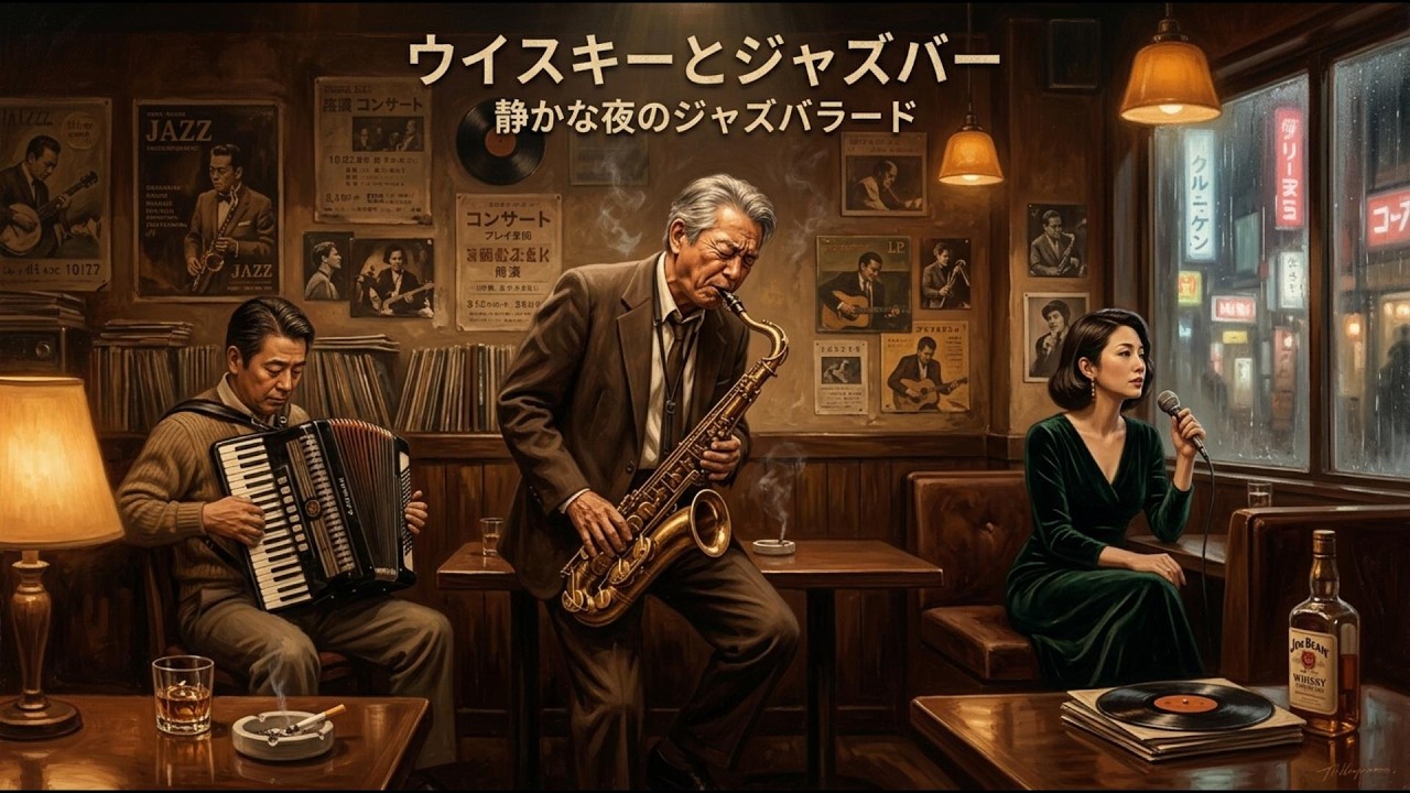 リアル　人形　ミュージック　JAZZ演奏者　BAR　飲食店などに　特大 杏里・中森明菜・渡辺貞夫にインスパイアされた – 昭和ジャズバーに