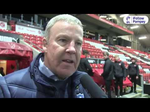 Kenny Jackett post-Fleetwood Town football score