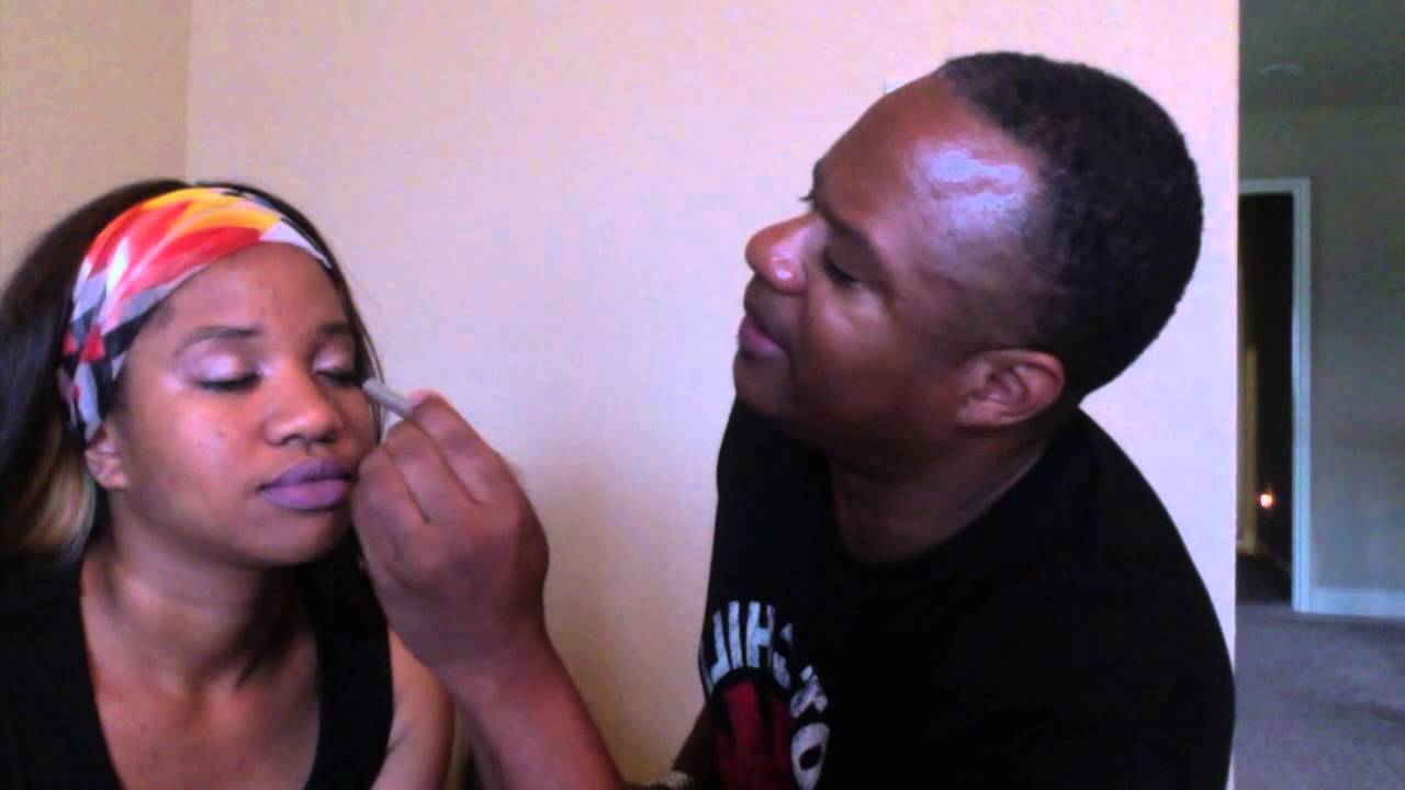 Daddy Does My Makeup