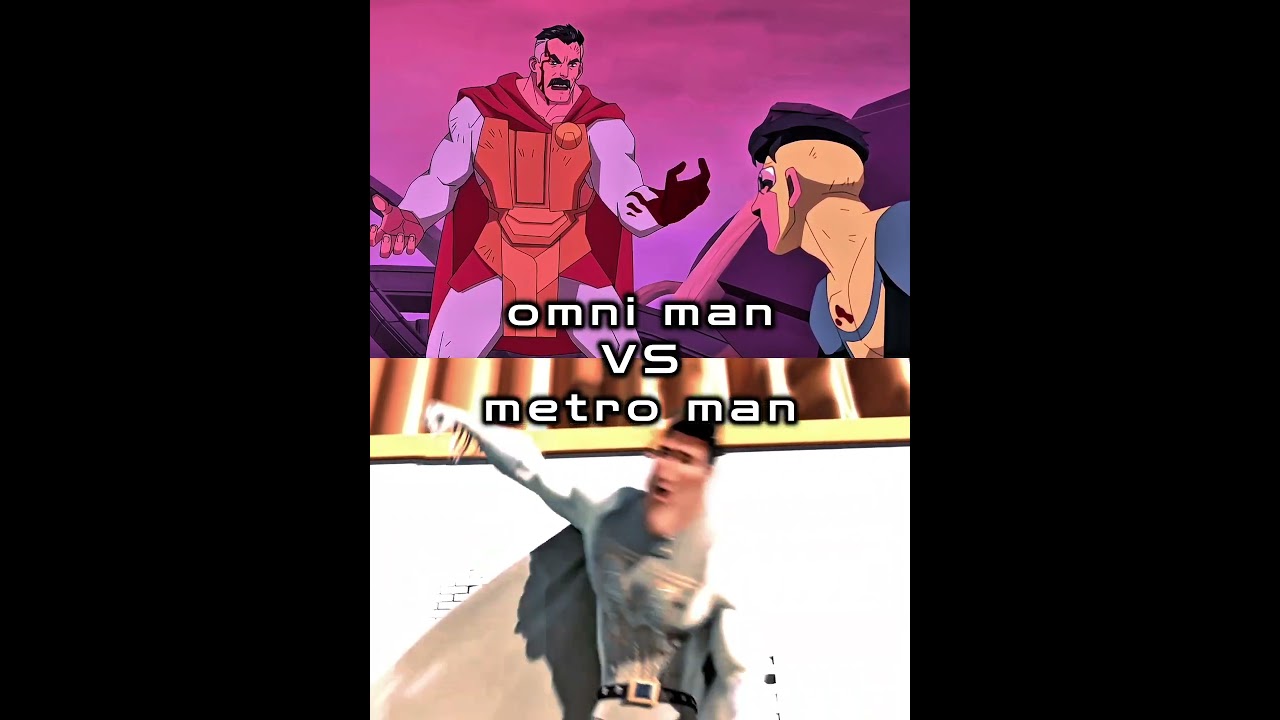 OmniMan vs MetroMan | Debate | Edit #cartoon #tvseries #omniman #metroman #megamind #debate #vs #fax