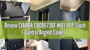 Review CIARRA CBCB6736F WIFI APP Touch Control Angled Cooker Hood 60cm Black with CBCF003 Carbon Fil