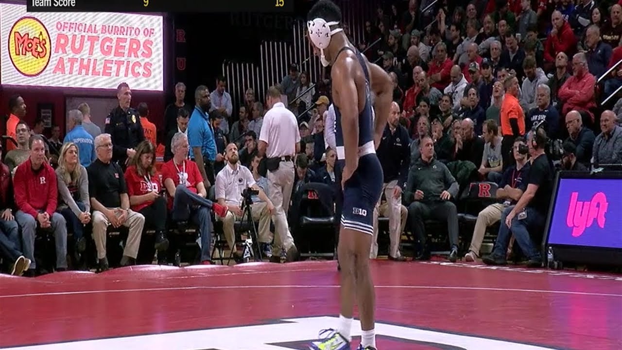 Big Ten Wrestling 174 LBs Penn State's Mark Hall vs. Rutgers' Joe