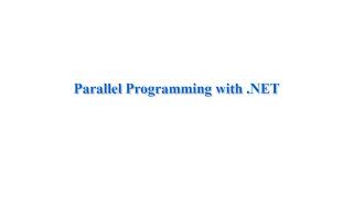 Everything  NET programmers know about Asynchronous Programming is wrong