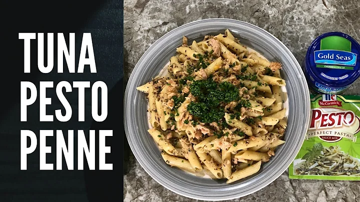 Tuna Pesto Penne | Olive Oil Tuna Pesto | Healthy Living Diet | Mrs Pia Magpantay