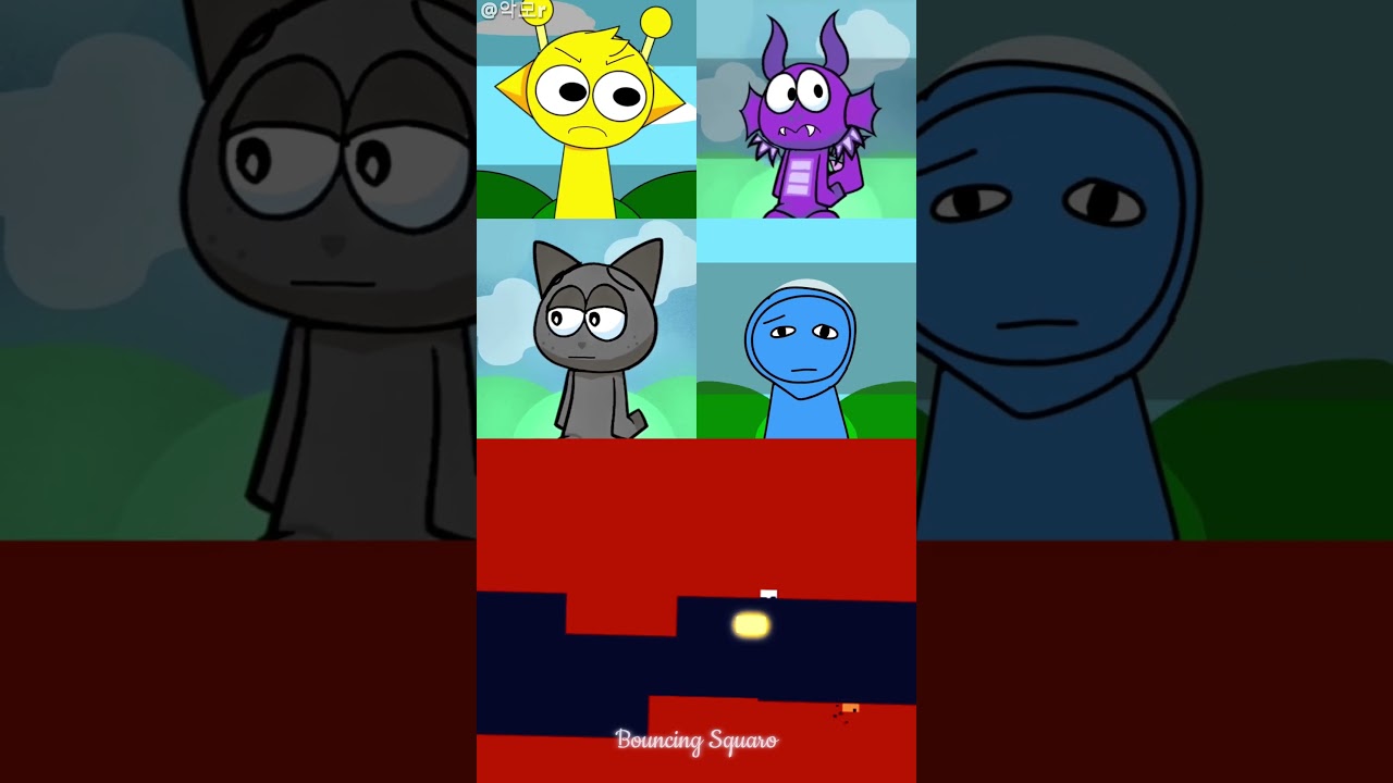 Crazy Wacky World || Squaro Bouncing Square 