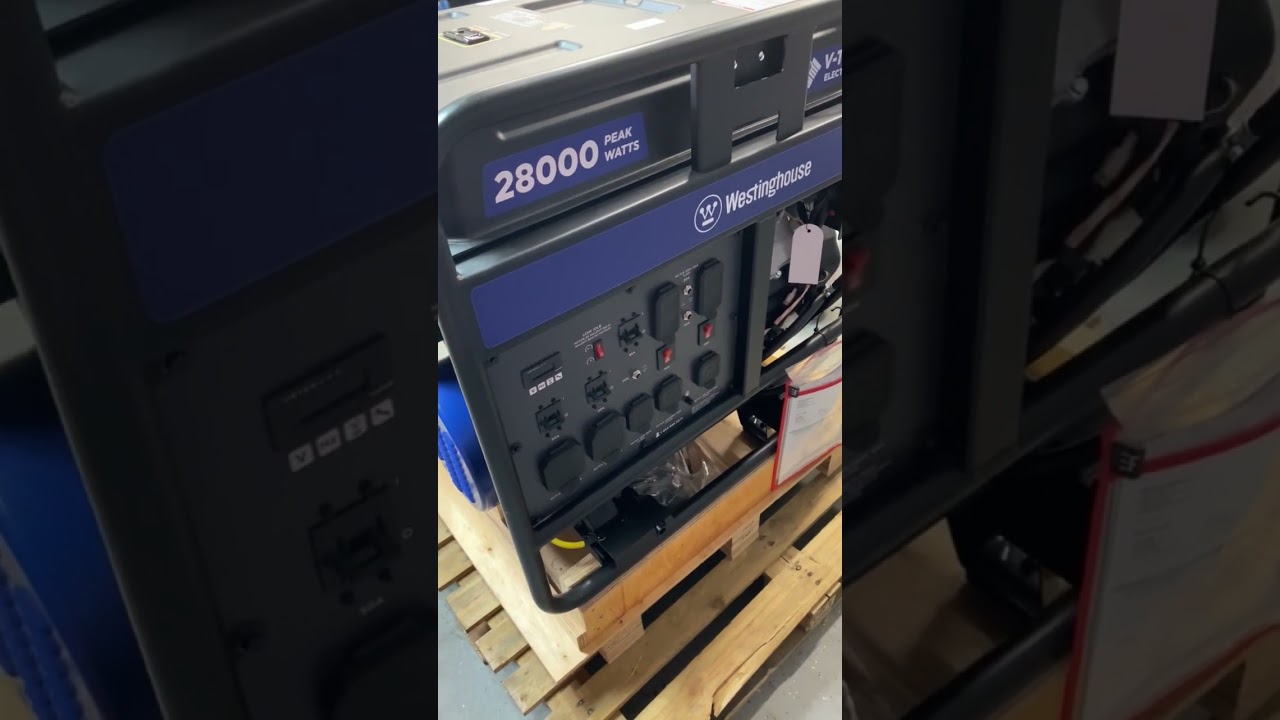 Westinghouse 28000 Watt Generator - Conversion video from gas to Propane & Natural Gas
