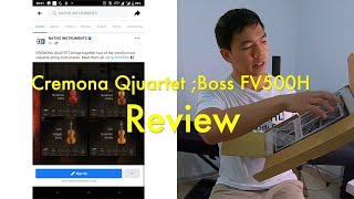 Cremona Quartet Sounds Demo and Boss FV500-H Unboxing and Review