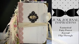Fantastical Fairy Forest Journal Flip-Through | Fairies, Gnomes & Mushrooms OH MY!! *SOLD*