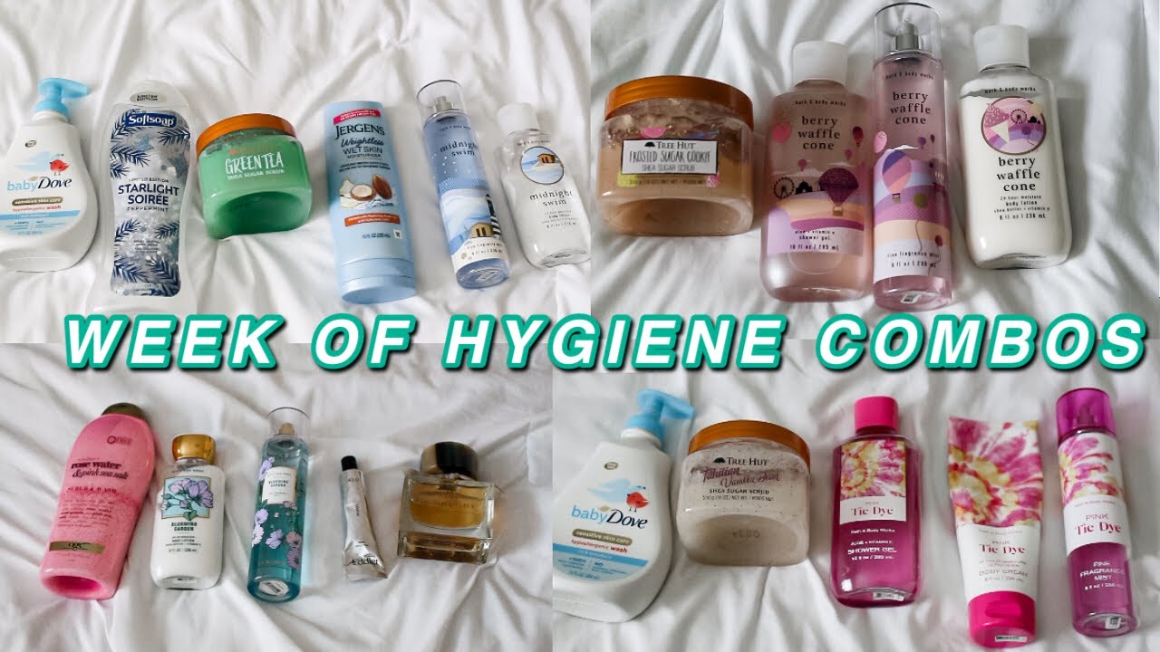 realistic shower routines of the week | hygiene products i used this week