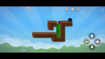 apple 🍎 worm 🐛 game level 4 #apple #easy #game #guide #hard #level #solution #viral #worm