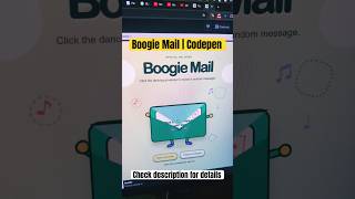 Boogie Mail #codepen #frontend #coding