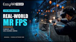 Location-Based Multiplayer Mr Fps Powered By Easyar Mega Vps