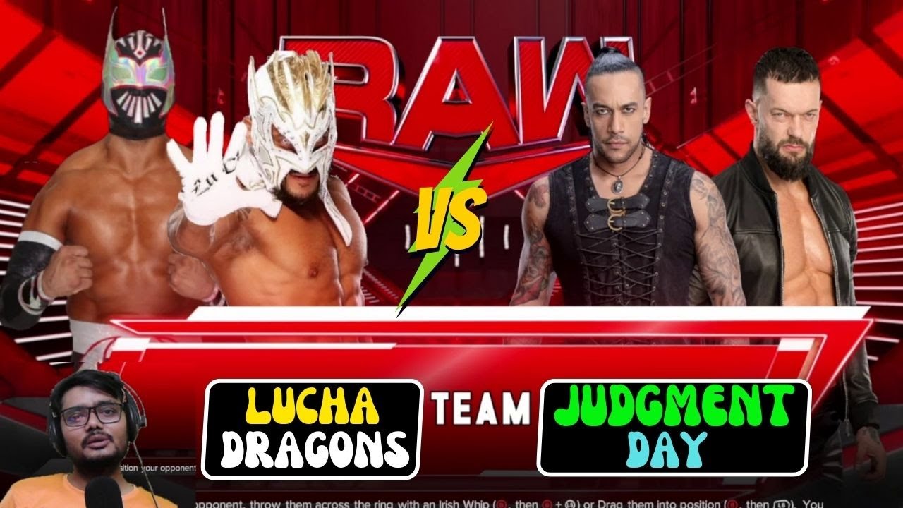Lucha dragons vs the judgement day fight / WWE 2K23 / GamingAdda005