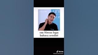 Momen Lucu Siwon Lupa Bahasa Sendiri (Korea)