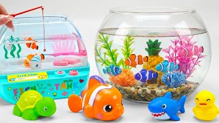 61 Minutes Satisfying Unboxing Happy Aquarium Fishing Set ASMR 🐠🦀🐟 아쿠아리움 장난감 언박싱 🌊 Review Toy