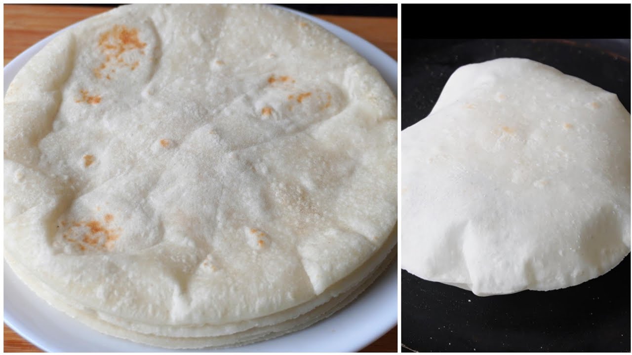 Rice flour roti recipe || how to make rice flour roti recipe || chapati ...