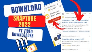 download snaptube 2022/ yt video downloader screenshot 2