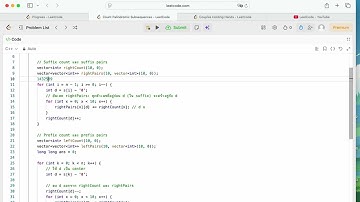 ข้อ 2484. Count Palindromic Subsequences | LeetCode