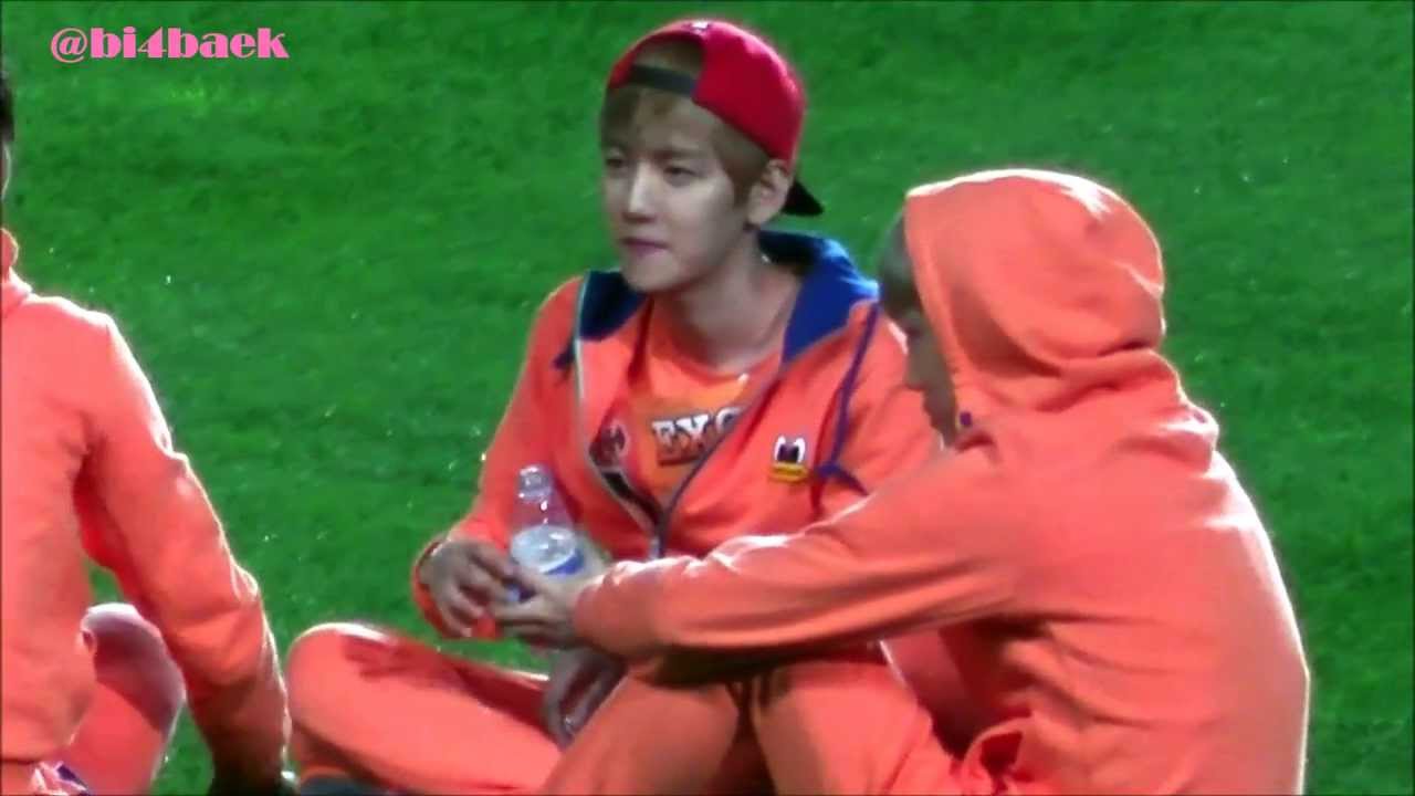 130903　BAEKYUN KAI SEHUN TAO break time2@ Idol Star Athletics Champion , ISAC