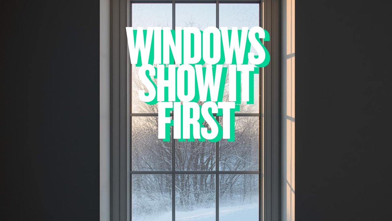 Why Comfort Problems Show Up at Windows First