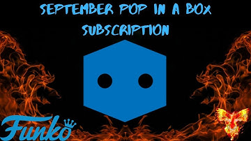 September Pop In A Box Subscription Unboxing