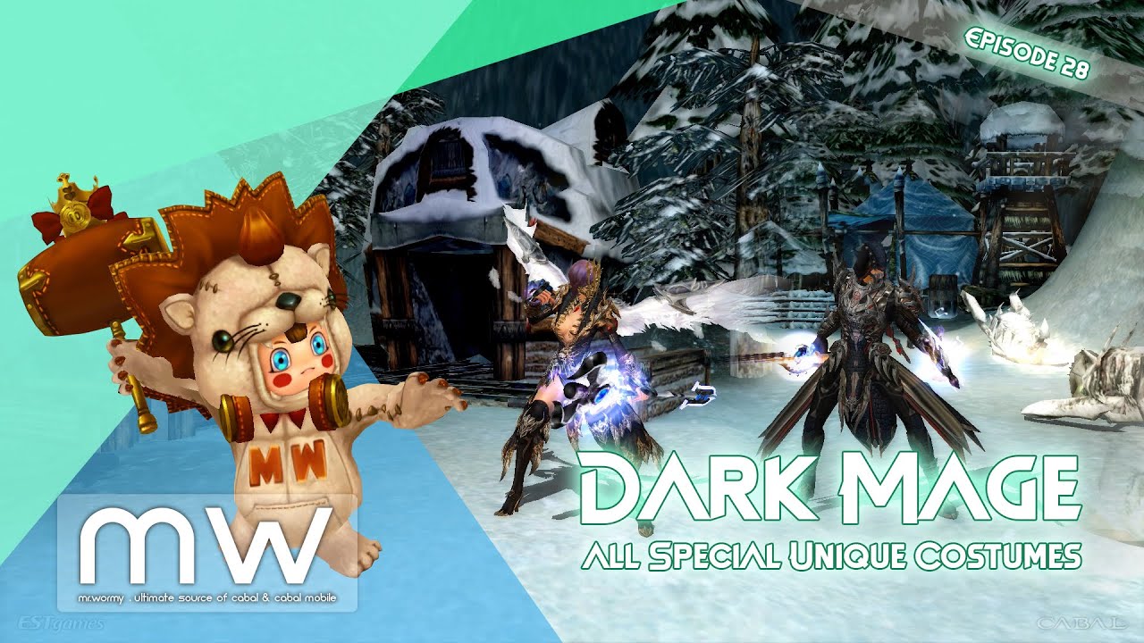 Cabal Online Episode 28 All Dark Mage Costumes with EXCLUSIVE